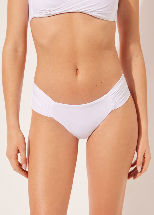 calzedonia Draped Brazilian Swimsuit Bottom Indonesia