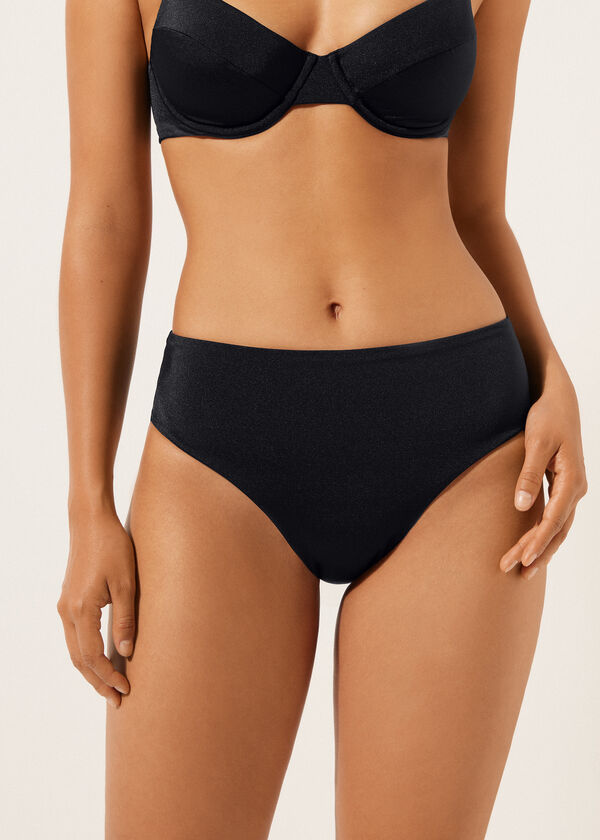 Calzedonia High Waist Brazilian Swimsuit Bottoms Corset Charm