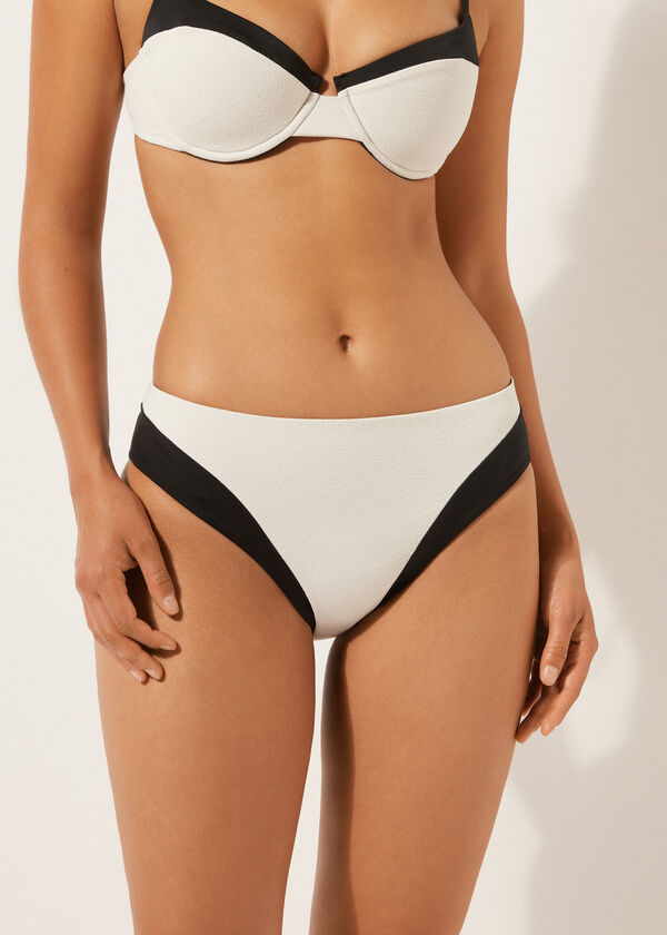Calzedonia High Waist Swimsuit Bottoms Double Bikini