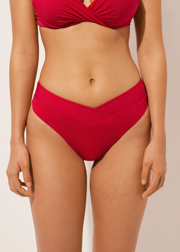 calzedonia High Waist V-Cut Brazilian Swimsuit Bottom Indonesia