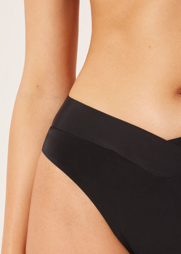 Calzedonia High Waist V-Cut Brazilian Swimsuit Bottom Indonesia