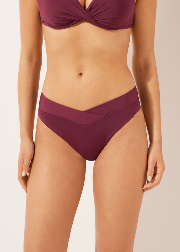 calzedonia High Waist V-Cut Brazilian Swimsuit Bottom Indonesia