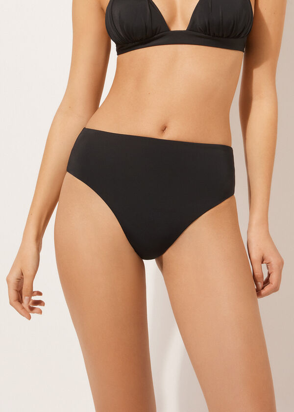 Calzedonia High-Waisted Brazilian Swimsuit Bottoms Scultura