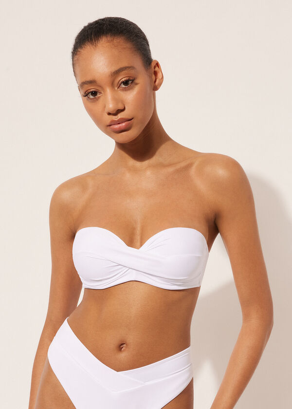 calzedonia Lightly Padded Bandeau Swimsuit Top Indonesia