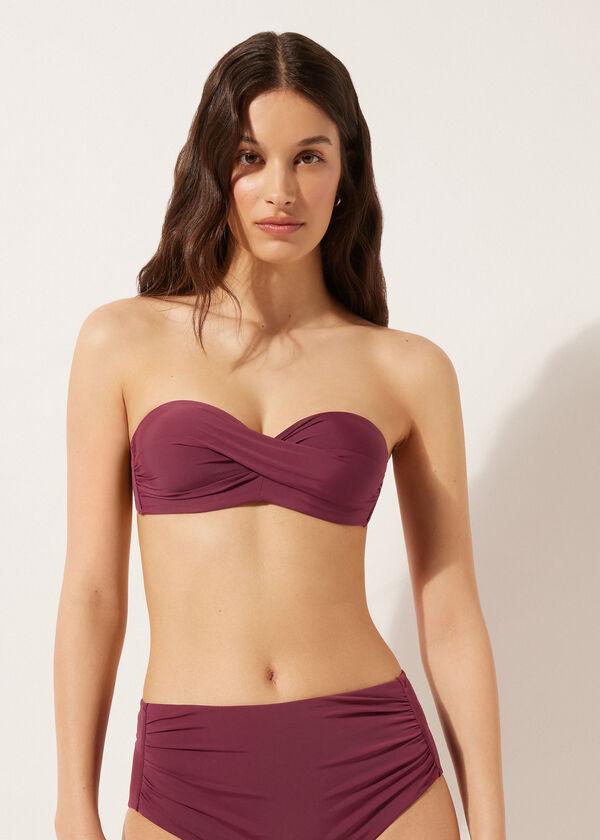 calzedonia Lightly Padded Bandeau Swimsuit Top Indonesia