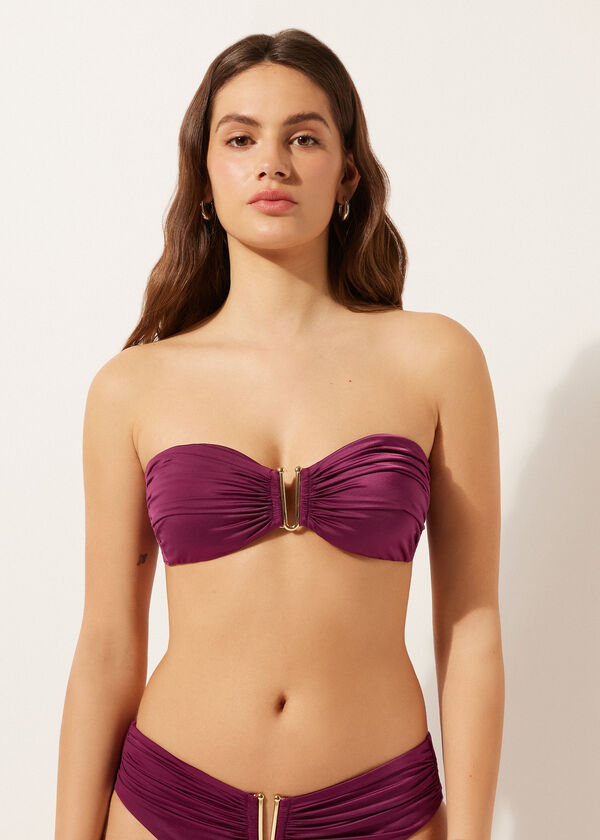 calzedonia Lightly Padded Bandeau Swimsuit Top Timeless Diva