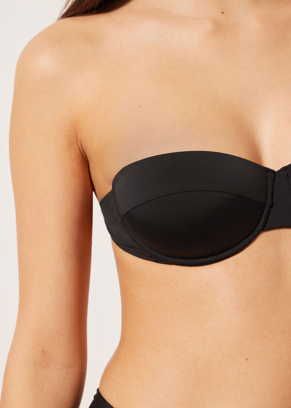 Calzedonia Lightly Padded Strapless Bikini Top Indonesia
