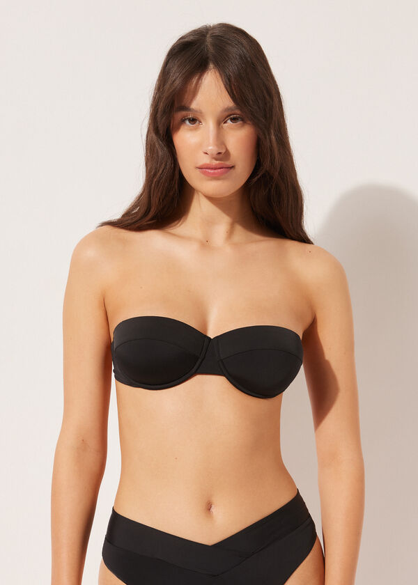 calzedonia Lightly Padded Strapless Bikini Top Indonesia