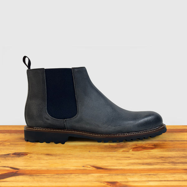 Calzoleria Toscana 1969 Calzoleria Toscana Wax Suede Double Gore Chelsea Boot Stone