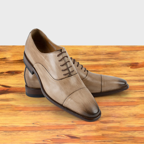 Calzoleria Toscana 4849 Calzoleria Toscana Cap Toe Lace-Up Straw