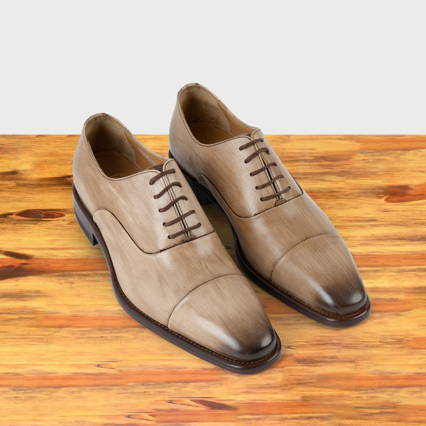 Calzoleria Toscana 4849 Calzoleria Toscana Cap Toe Lace-Up Straw