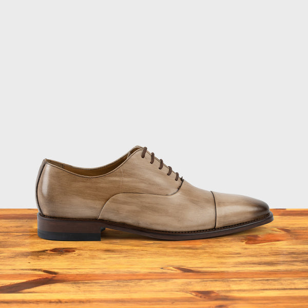 calzoleria toscana 4849 Calzoleria Toscana Cap Toe Lace-Up Straw