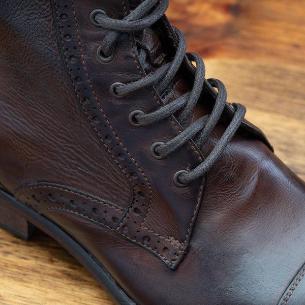 Calzoleria Toscana 7149 Calzoleria Toscana Dip-Dyed Diver Combat Boot Brown