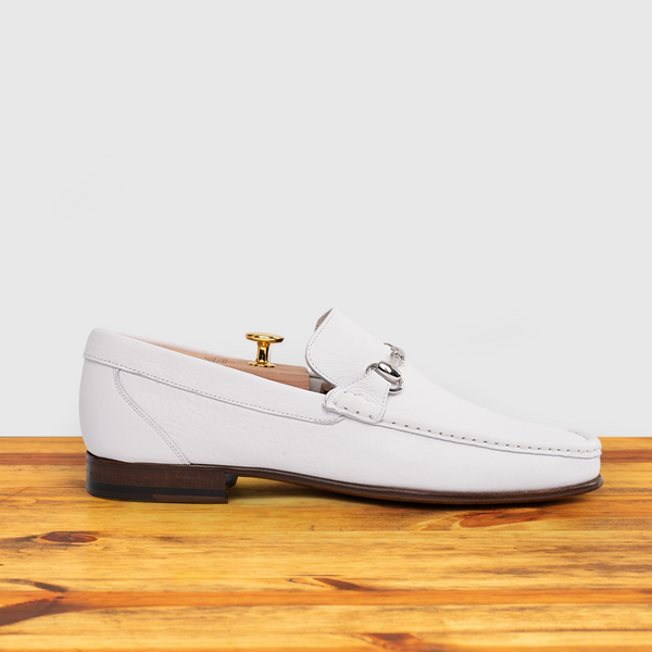 calzoleria toscana 8616-M Calzoleria Toscana Buff Calf Loafer White calzoleria toscana 8616-M Calzoleria Toscana Buff Calf Loafer White