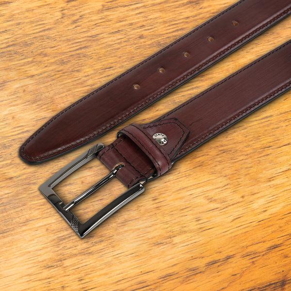 Calzoleria Toscana C1450 Calzoleria Toscana Leather Dress Belt Porpora
