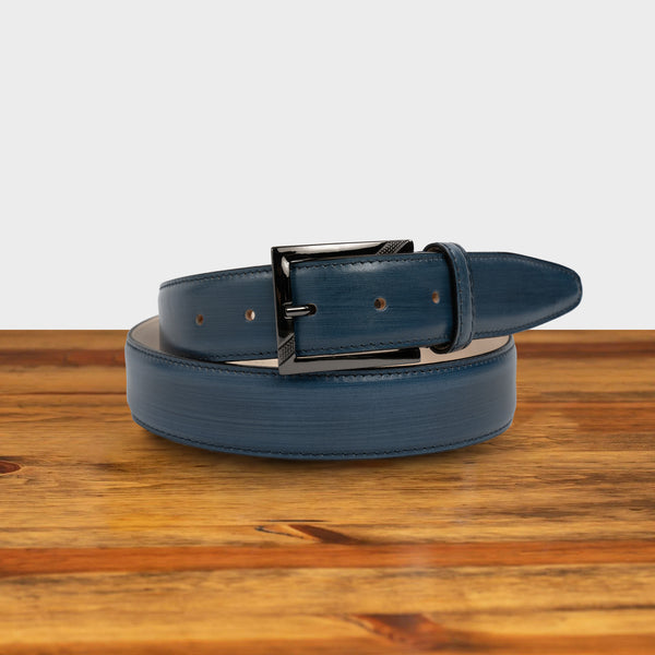 Calzoleria Toscana C1450 Calzoleria Toscana Leather Dress Belt Porpora