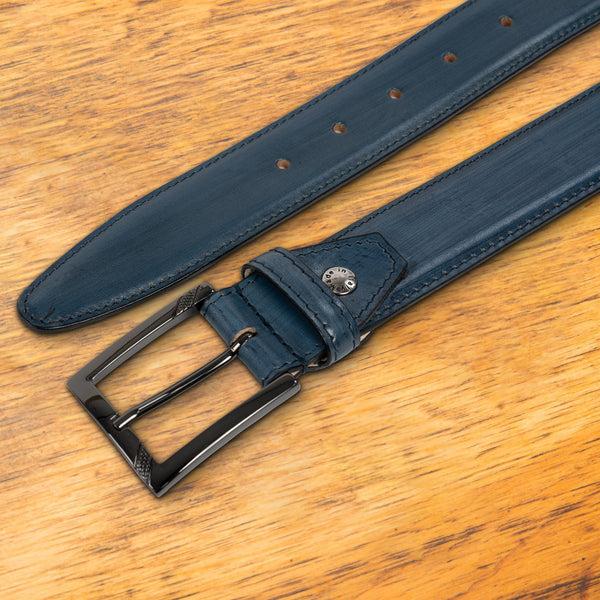 Calzoleria Toscana C1450 Calzoleria Toscana Leather Dress Belt Porpora