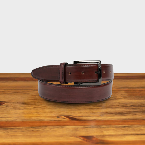 calzoleria toscana C1450 Calzoleria Toscana Leather Dress Belt Porpora