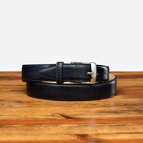 Calzoleria Toscana C1732 Calzoleria Toscana Medallion Dress Belt Black