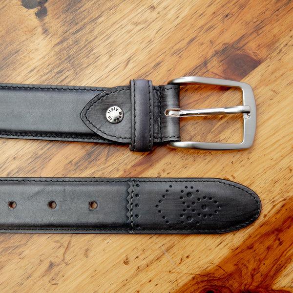 Calzoleria Toscana C5677 Calzoleria Toscana Artisan Dress Belt Graphite