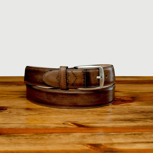 calzoleria toscana C5677 Calzoleria Toscana Artisan Dress Belt Graphite calzoleria toscana C5677 Calzoleria Toscana Artisan Dress Belt Graphite