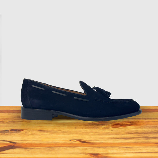 calzoleria toscana Calzoleria Toscana Bormio Tassel Loafer Blue