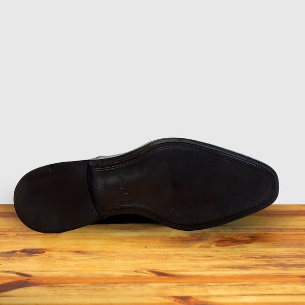 Calzoleria Toscana Calzoleria Toscana Budrio Saffiano Leather Lace-Up Black