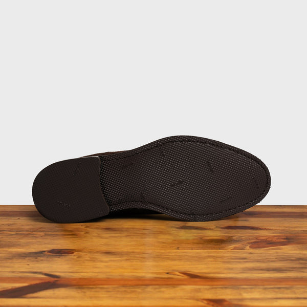 Calzoleria Toscana Calzoleria Toscana Croci Ankle Suede Demi Boot Dark Brown