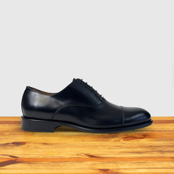 calzoleria toscana Calzoleria Toscana Dozza Oxford Cap Toe Black Calf calzoleria toscana Calzoleria Toscana Dozza Oxford Cap Toe Black Calf