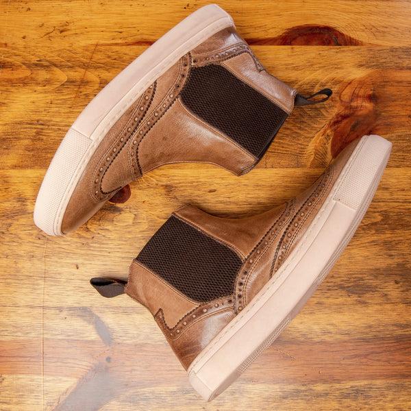 Calzoleria Toscana D741 Calzoleria Toscana Ankle Sneaker Moor