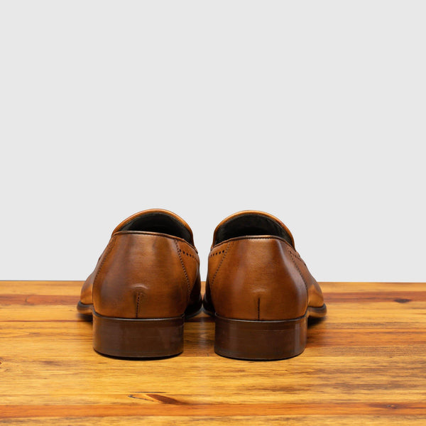 Calzoleria Toscana H614 Calzoleria Toscana Silver Tassel Slip-On Chestnut