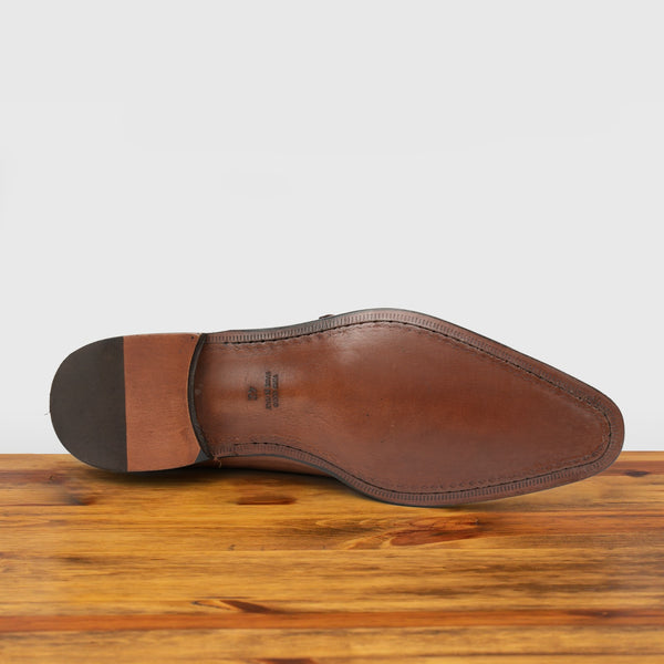 Calzoleria Toscana H689 Calzoleria Toscana Double Strap Dress Shoe Wood