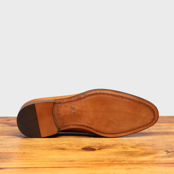 Calzoleria Toscana H742 Calzoleria Toscana Balmoral Wingtip Dark Caramel