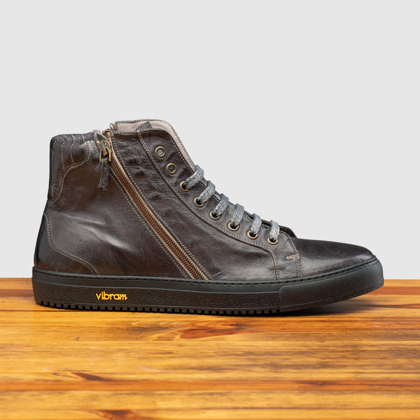 calzoleria toscana Q555 Calzoleria Toscana Dip-Dyed Buff Calf High-Top Stone