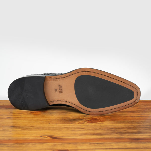 Calzoleria Toscana Q979 Calzoleria Toscana Woven Wingtip Black