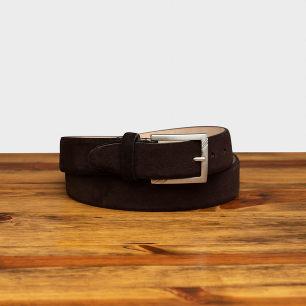 calzoleria toscana Velino Calzoleria Toscana Velour Suede Belt Blue calzoleria toscana Velino Calzoleria Toscana Velour Suede Belt Blue