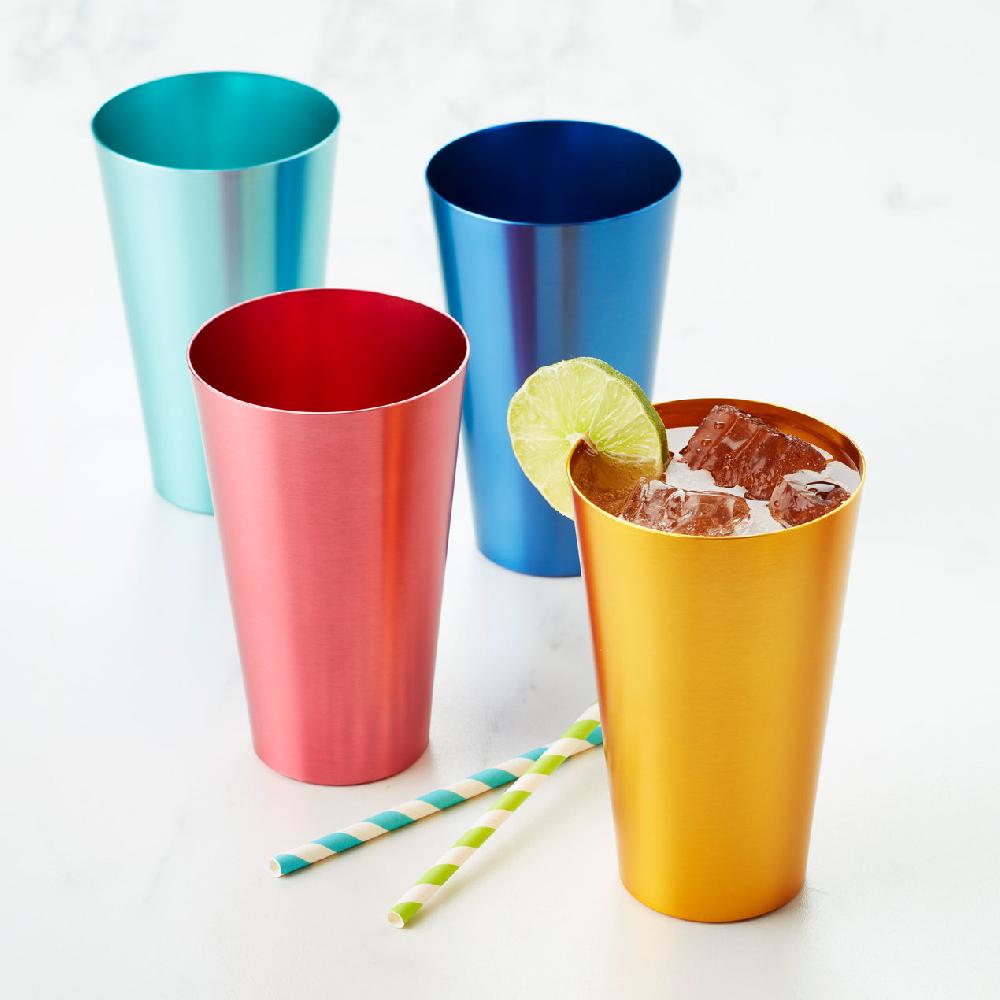 Cambridge Silversmiths 16 Oz Multicolor All-Purpose Cups Set Of 4