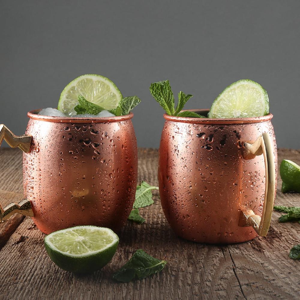 Cambridge Silversmiths 20 Oz Copper Moscow Mule Mugs Set Of 4