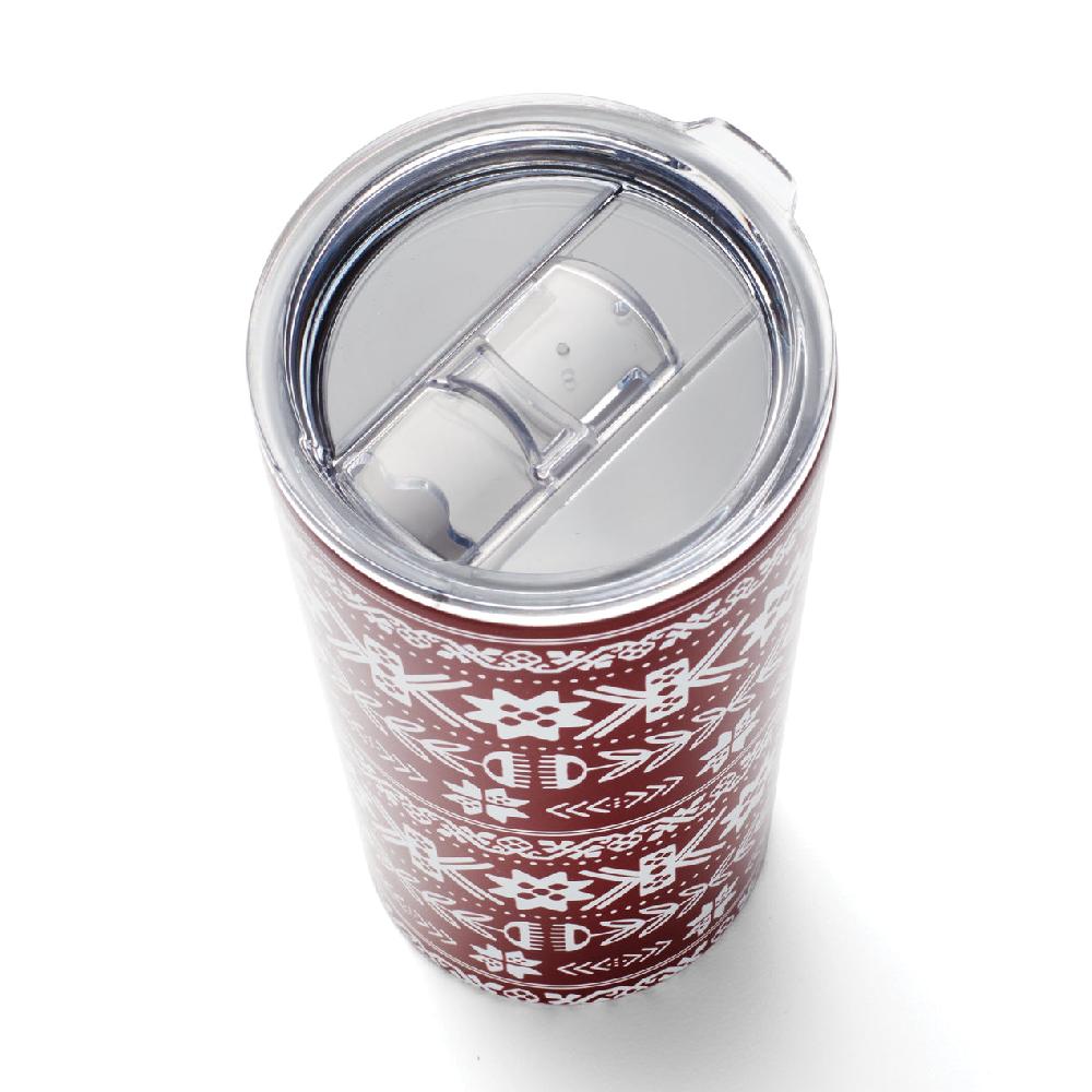 Cambridge Silversmiths 20 Oz Fair Isle Insulated Highballs Set Of 4