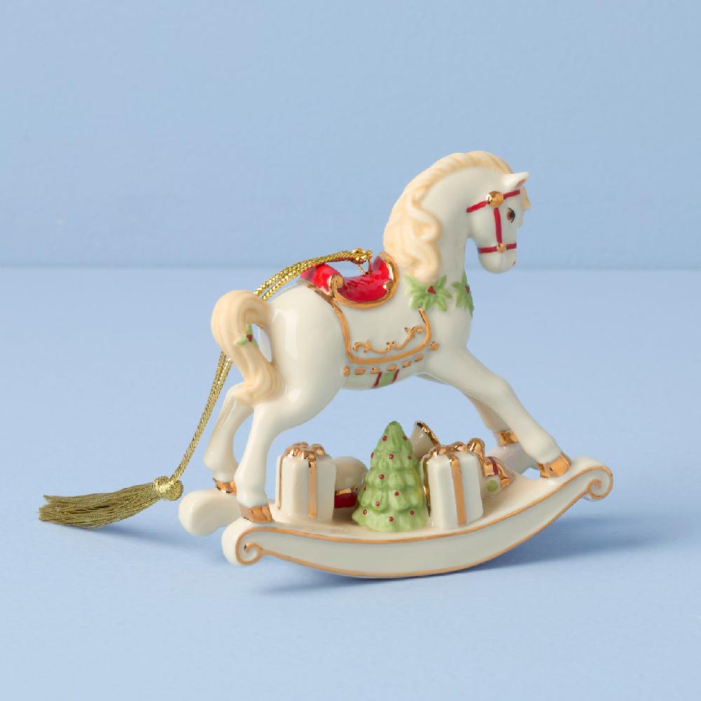 Cambridge Silversmiths 2025 Vintage Rocking Horse Ornament