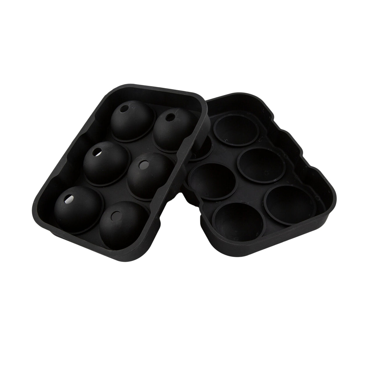 Cambridge Silversmiths 6-Sphere Black Silicone Ice Mold