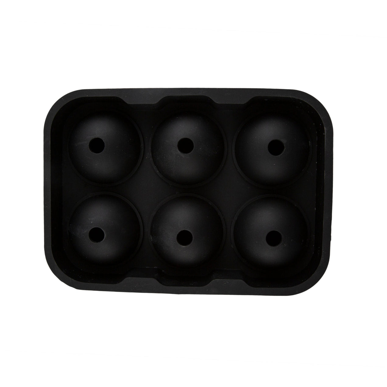 Cambridge Silversmiths 6-Sphere Black Silicone Ice Mold