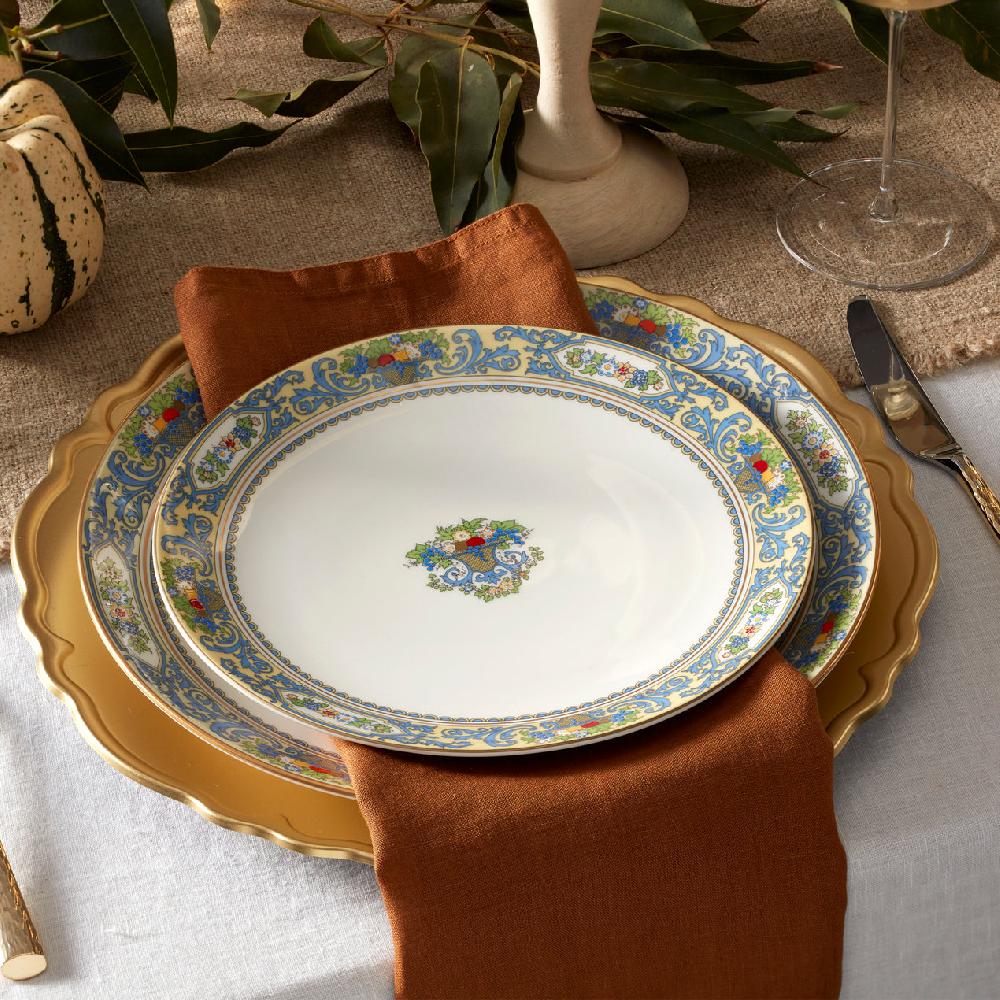 Cambridge Silversmiths Autumn White Accent Plates Set Of 4