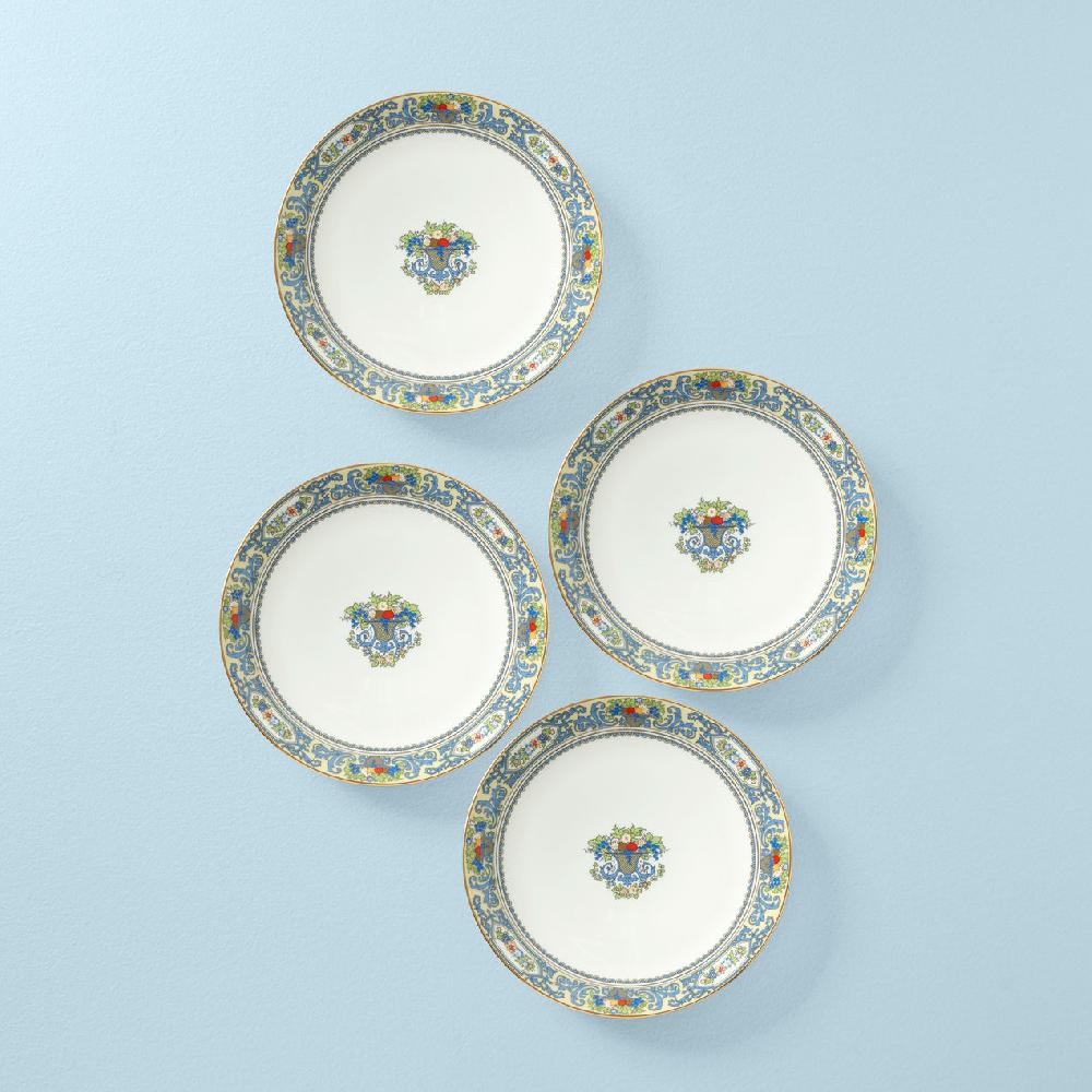 cambridge silversmiths Autumn White Accent Plates Set of 4