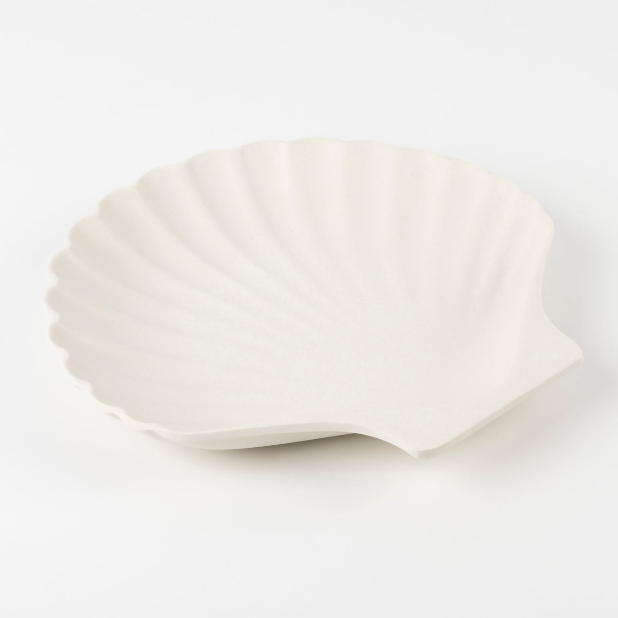 Cambridge Silversmiths Bamboo Shell Plates Natural Set Of 6