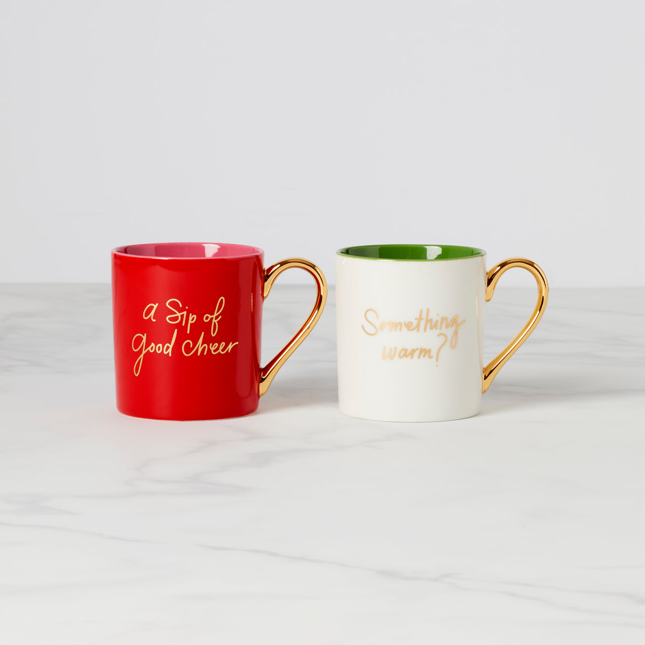 cambridge silversmiths Be Jolly Color 2-Piece Mug Set
