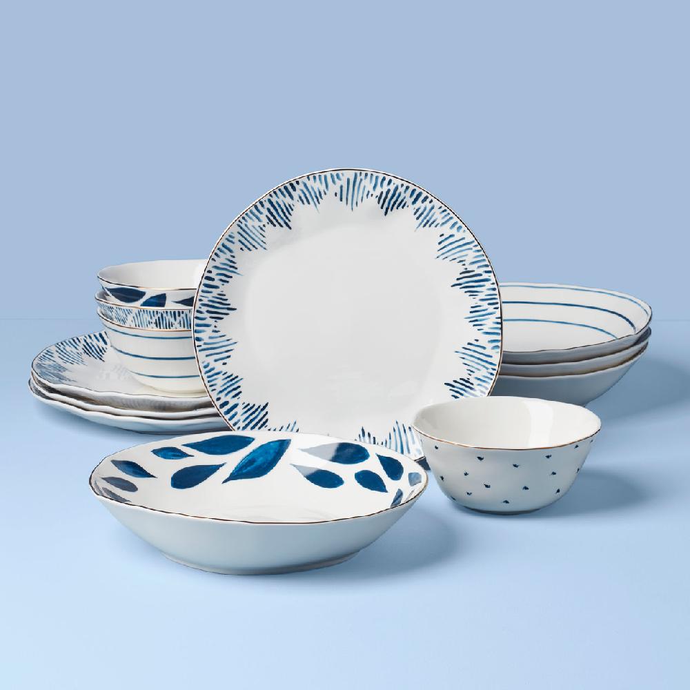 cambridge silversmiths Blue Bay 12-Piece Dinnerware Set