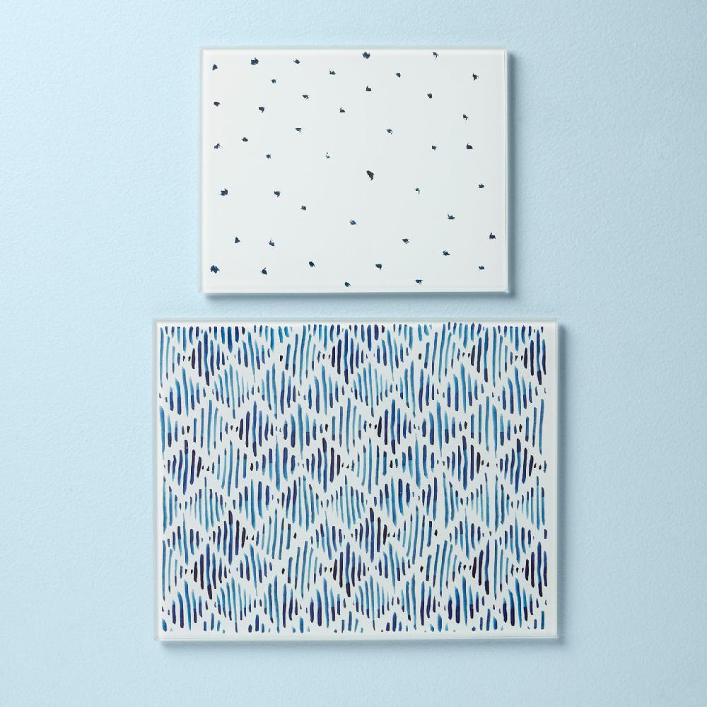 Cambridge Silversmiths Blue Bay 2-Piece Glass Cutting Board Set