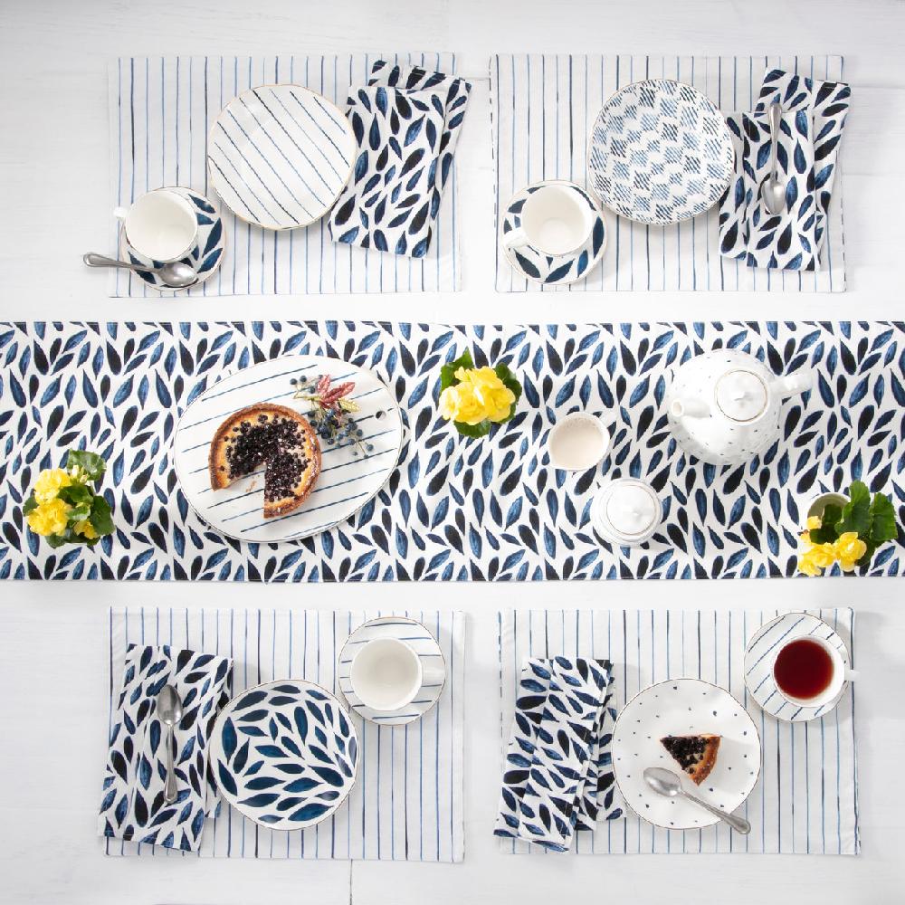 Cambridge Silversmiths Blue Bay Reversible Table Runner