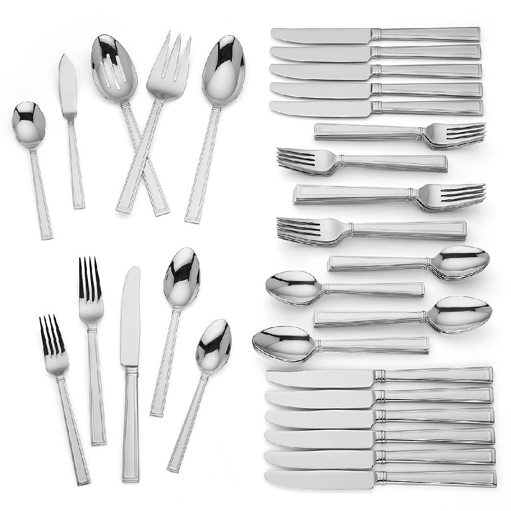 Cambridge Silversmiths Bratton 65-Piece Flatware Set